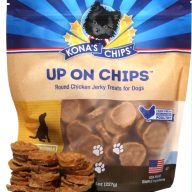 Up-On-Chips bag round chicken jerky