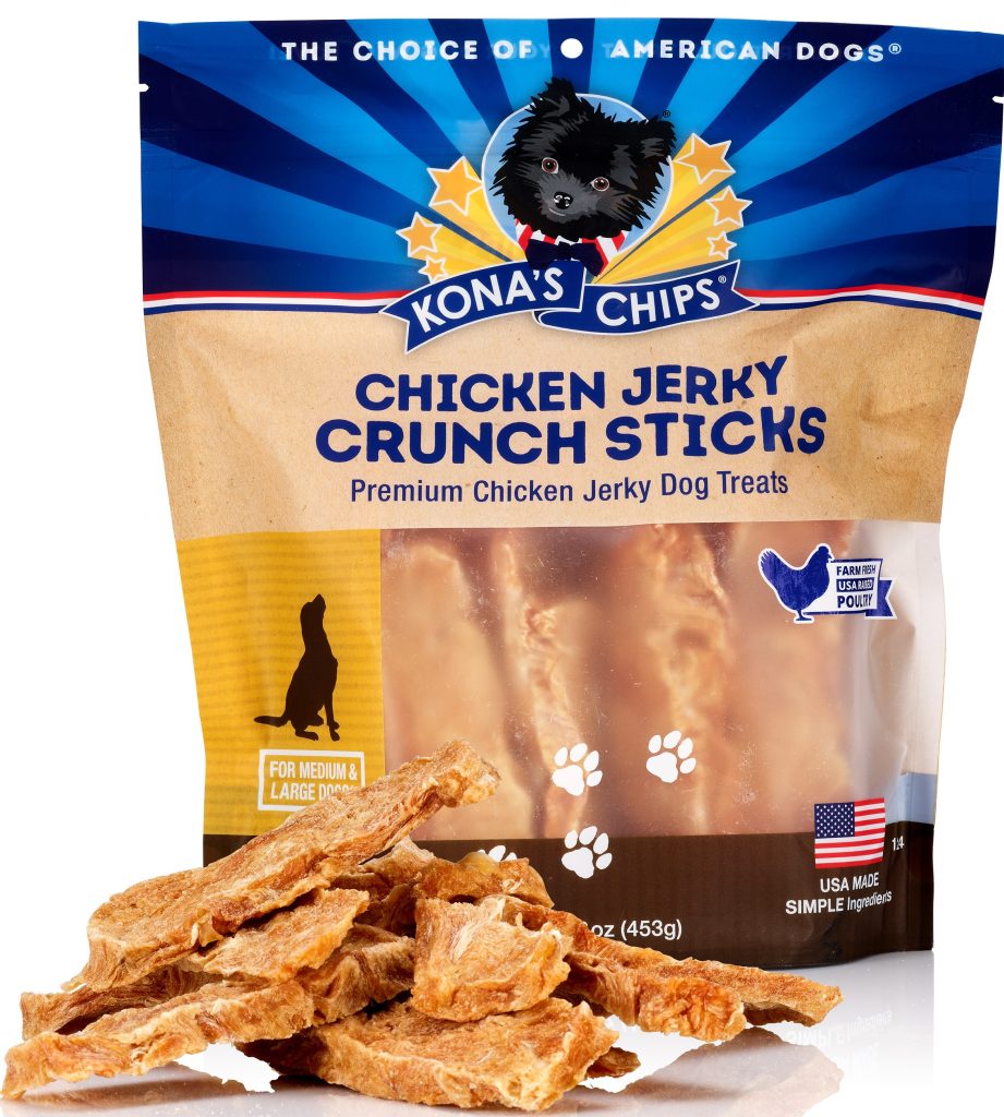 Bag of Chicken Jerky CRUNCH Sticks