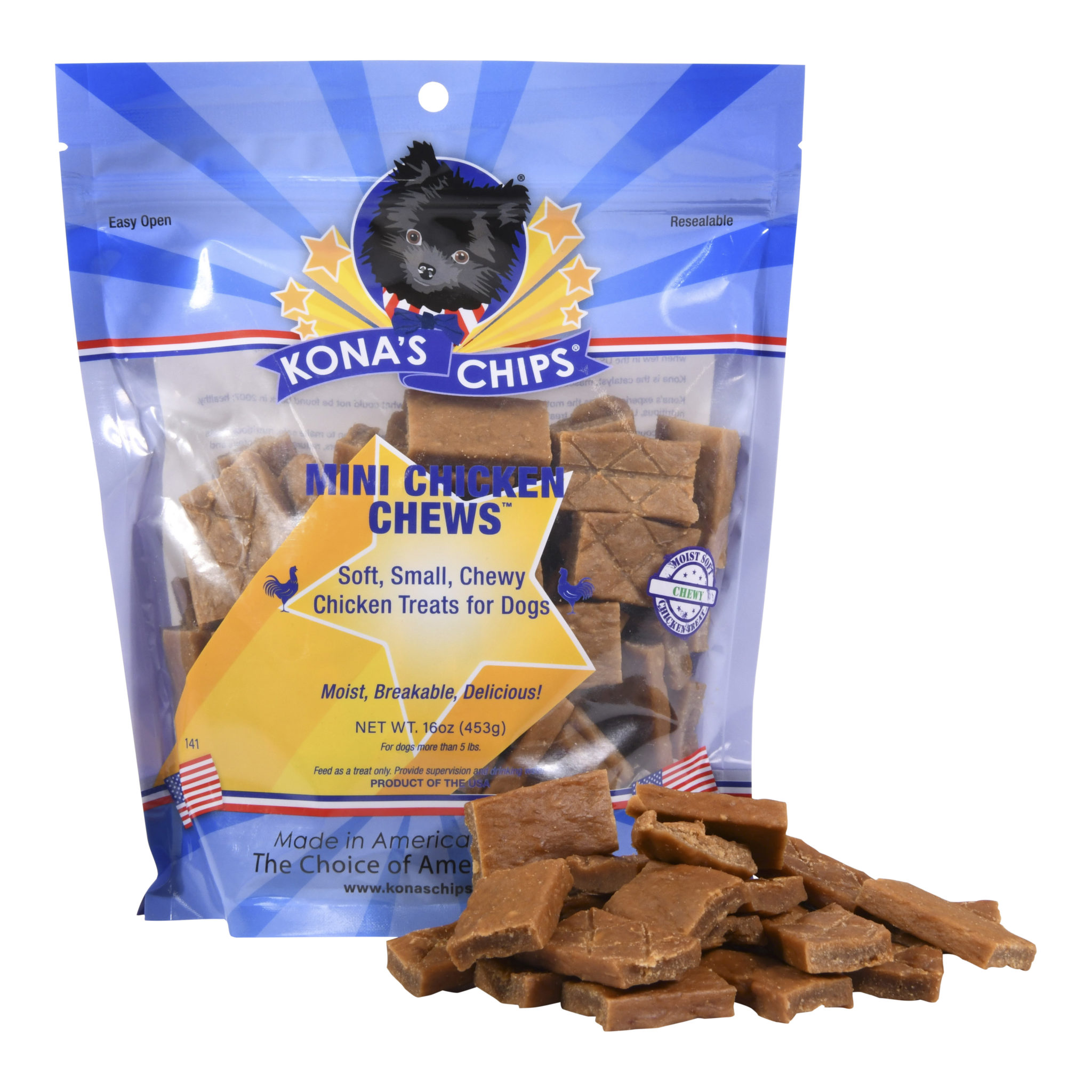 Chicken Jerky CRUNCH Sticks Kona’s Chips