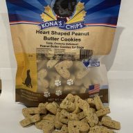 Peanut Butter cookies for dogs with product